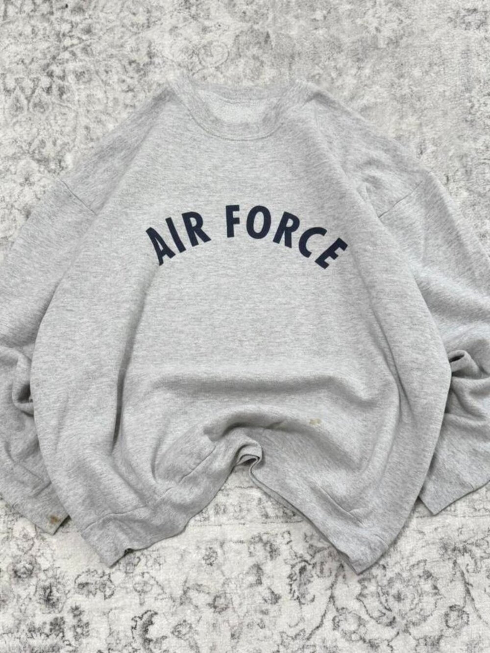 vintage grey Air Force crewneck sweatshirt